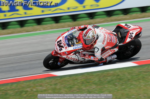 2010-06-26 Misano 4279 Carro - Superbike - Free Practice - Michel Fabrizio - Ducati 1098R